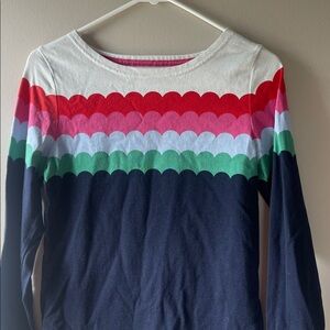 Joules Colorful Striped Long Sleeve Top